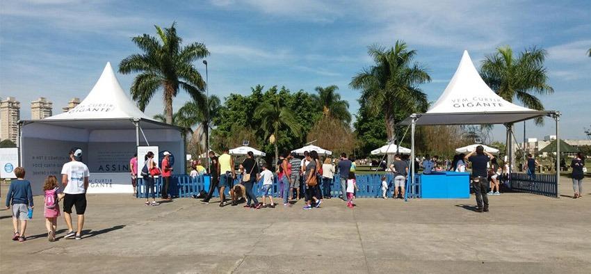 NET em ação no parque villa lobos.
