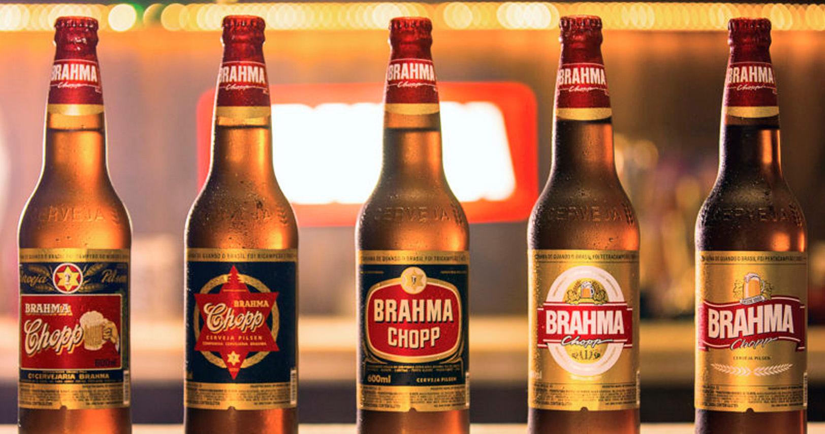 Brahma resgata rótulos dos anos em que o Brasil foi campeão