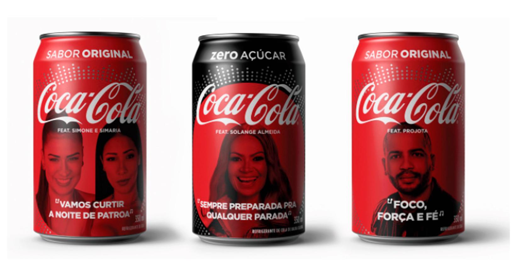Coca-Cola lança embalagens com artistas em "competição"