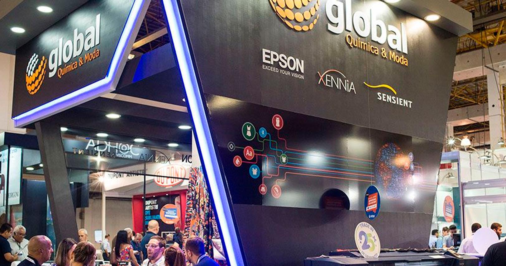 Global Química & Moda apresenta tecnologia de impressão digital têxtil na ExpoPrint Latin America 2018