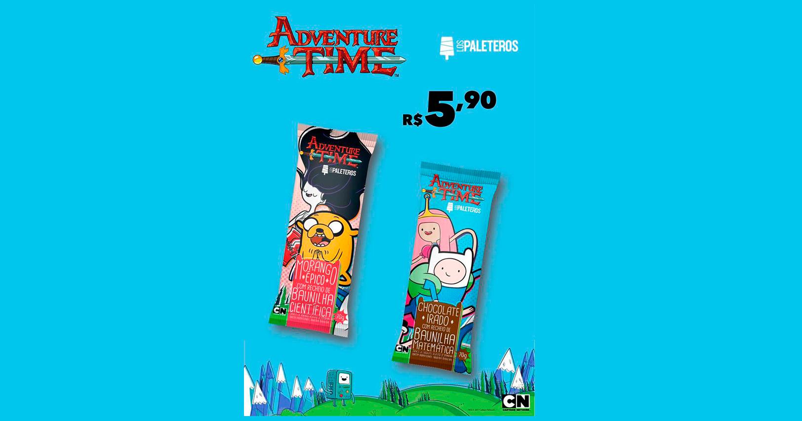 Los Paleteros lança paletas do Hora de Aventura