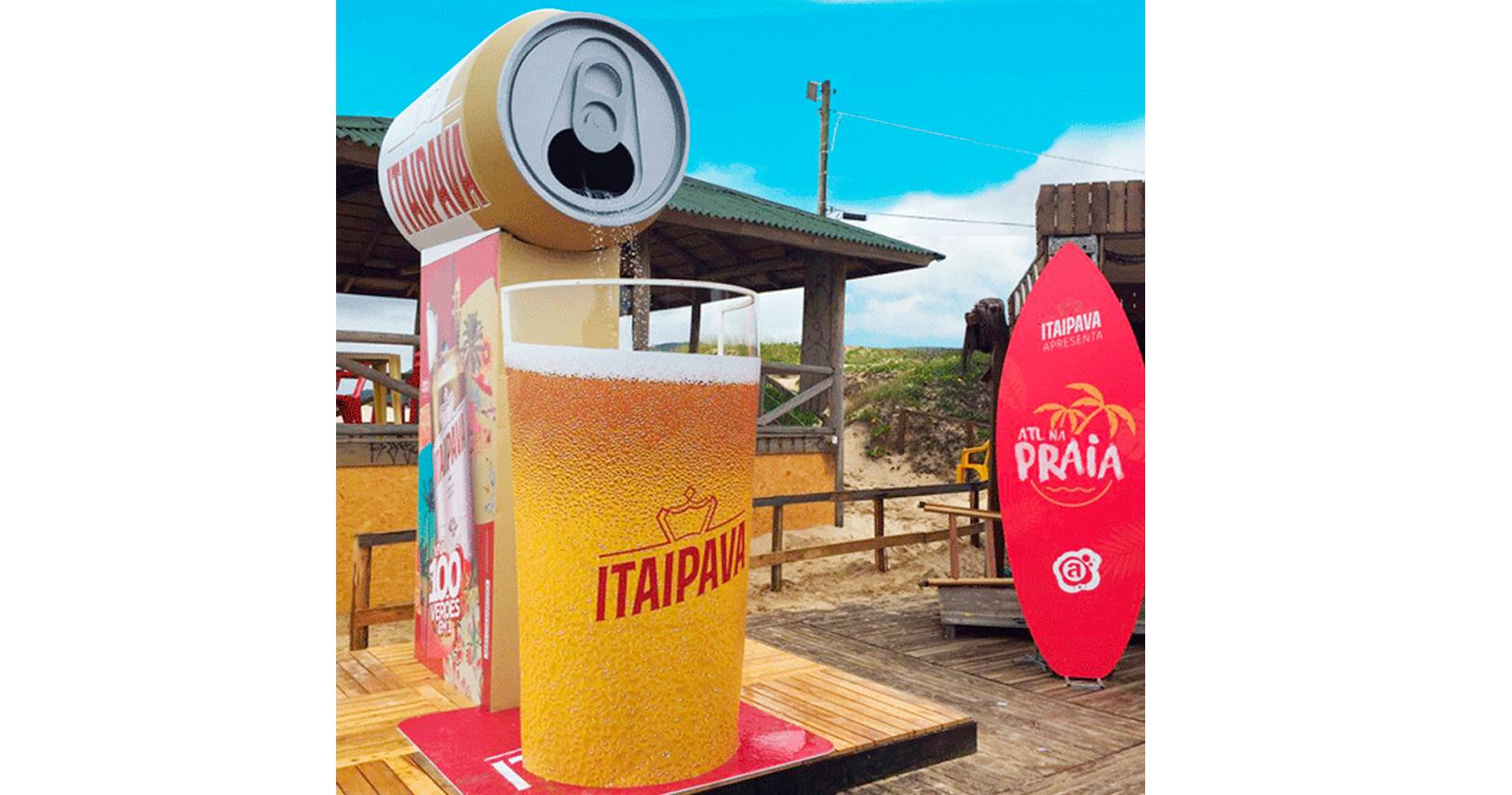 Marca de cerveja Itaipava cria ação de verão inusitada
