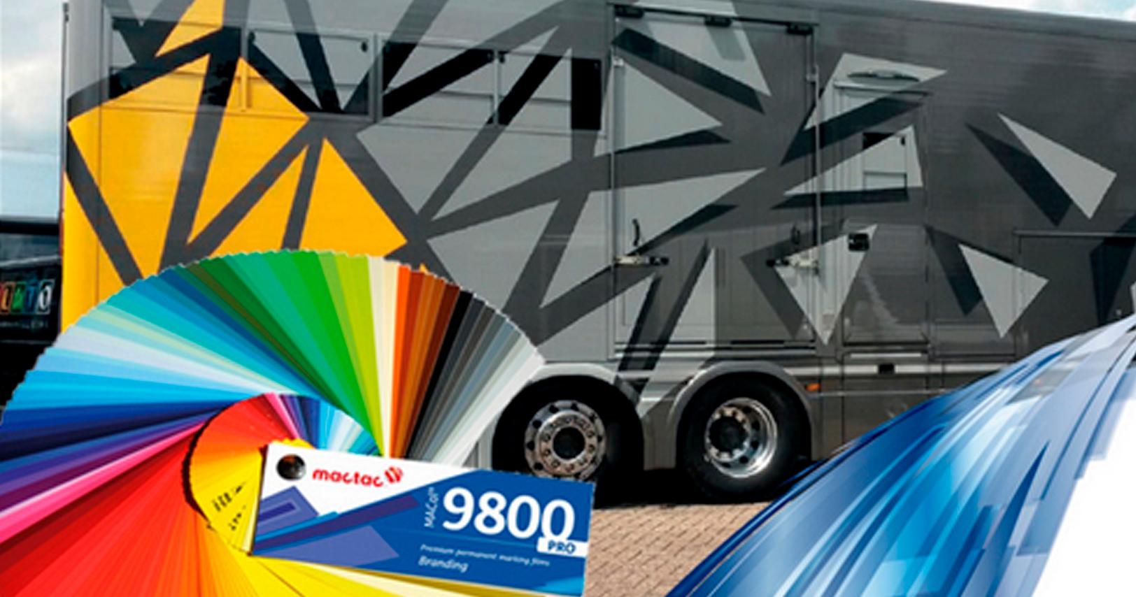 Mactac lança vinil polimérico Macal 9800 Pro