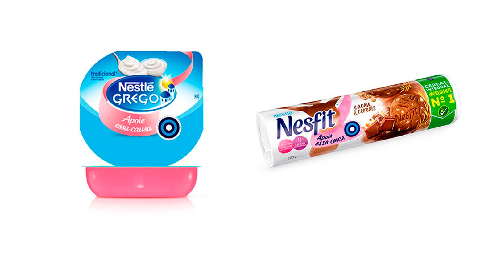 Nestlé lança embalagens especiais para a campanha Outubro Rosa