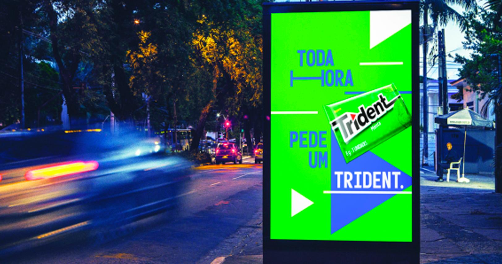 Trident invade São Paulo com campanha de OOH