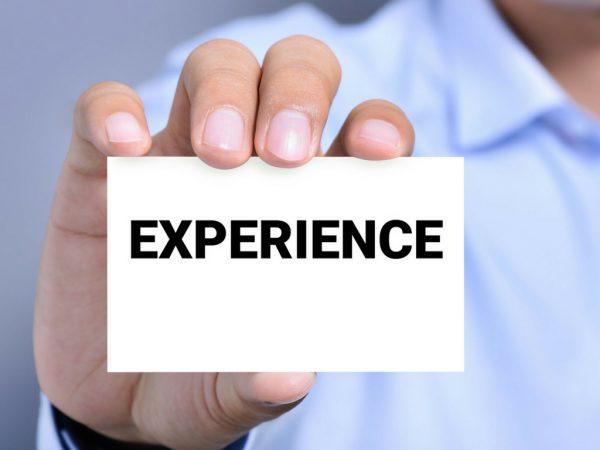 Por que experiência é o que realmente importa?