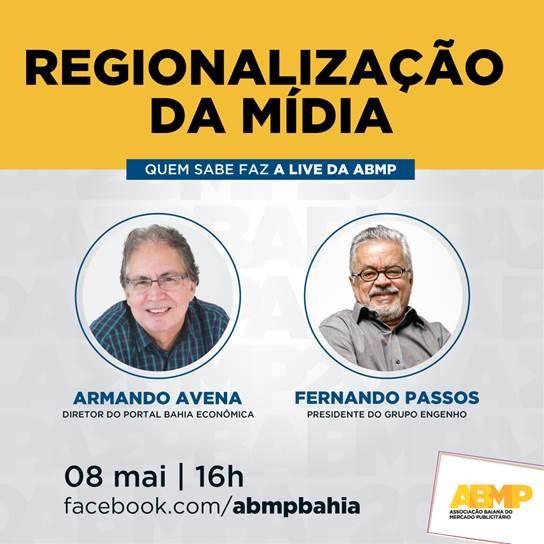 ABMP convida grandes nomes para live sobre regionalização da mídia
