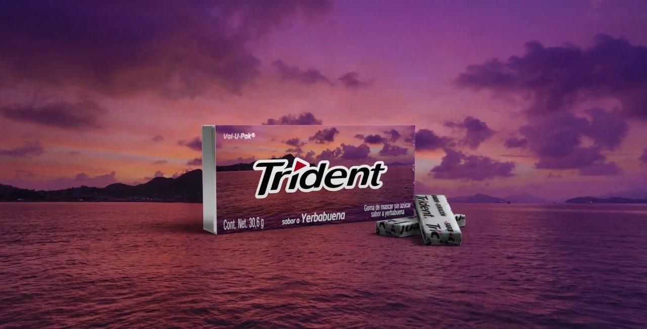 Trident leva para as embalagens paisagens do país clicadas por consumidores