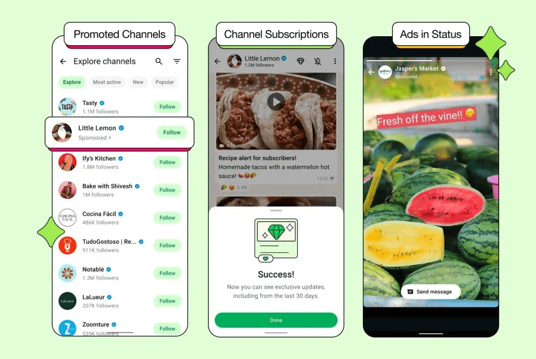 WhatsApp começa a vender mais que conversa