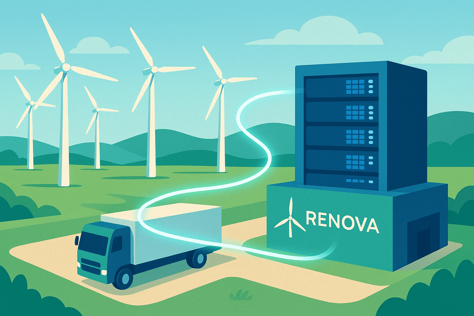 Renova mira data centers e transforma vento em nova fonte de receita